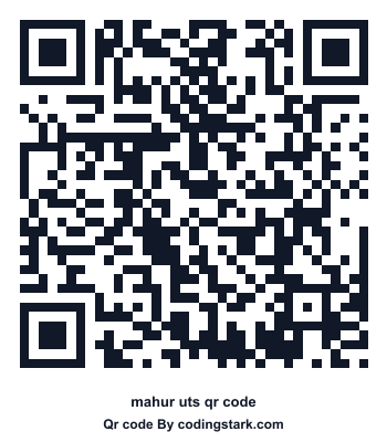 Mahur UTS QR Code