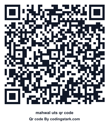 Mahwal UTS QR Code