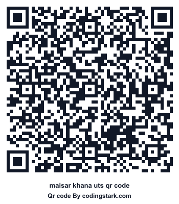 Maisar Khana UTS QR Code