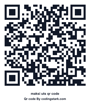 Maksi UTS QR Code