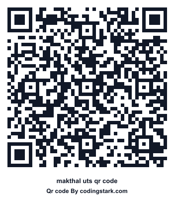 Makthal UTS QR Code