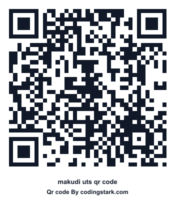 Makudi UTS QR Code