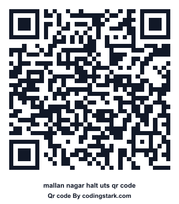 Mallan Nagar Halt UTS QR Code