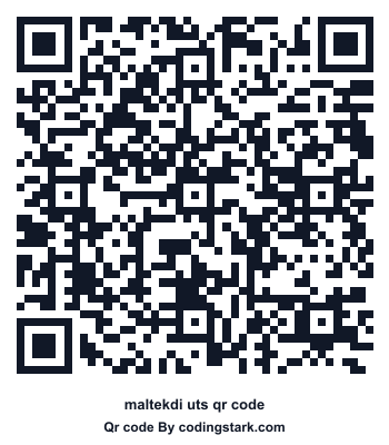 Maltekdi UTS QR Code