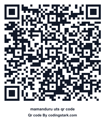 Mamanduru UTS QR Code
