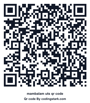 Mambalam UTS QR Code