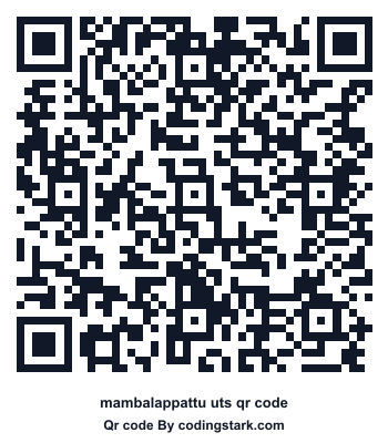 Mambalappattu UTS QR Code