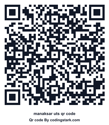 Manaksar UTS QR Code