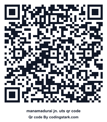 Manamadurai Jn. UTS QR Code