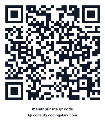 Mananpur UTS QR Code