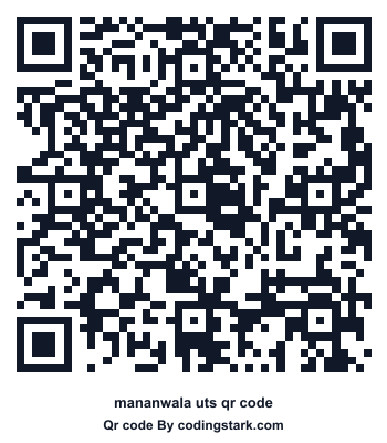 Mananwala UTS QR Code