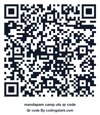 Mandapam Camp UTS QR Code