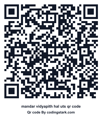 Mandar Vidyapith Hal UTS QR Code