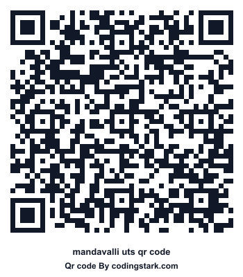Mandavalli UTS QR Code