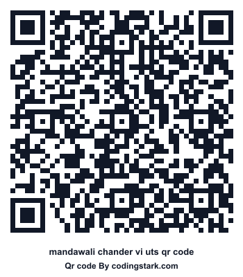 Mandawali Chander Vi UTS QR Code
