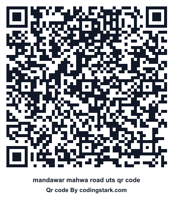 Mandawar Mahwa Road UTS QR Code