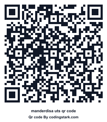 Manderdisa UTS QR Code