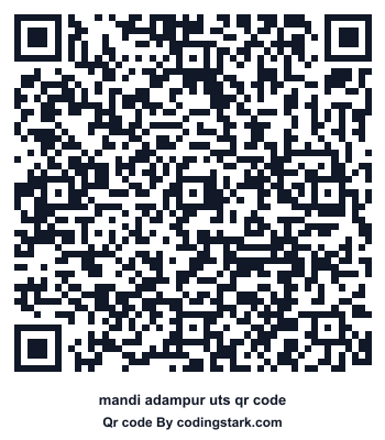 Mandi Adampur UTS QR Code