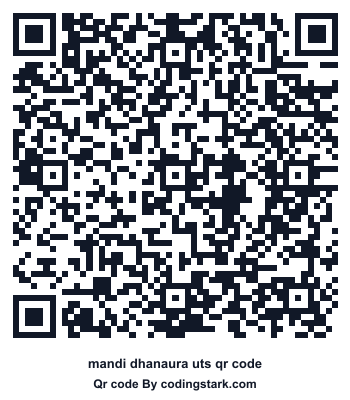 Mandi Dhanaura UTS QR Code