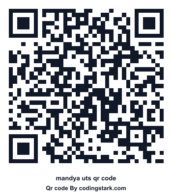 Mandya UTS QR Code
