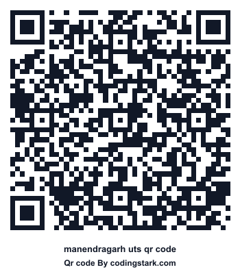 Manendragarh UTS QR Code