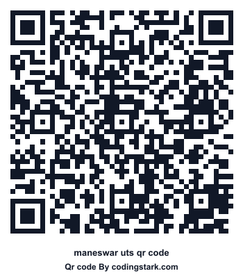 Maneswar UTS QR Code