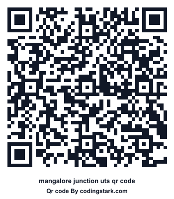 Mangalore Junction UTS QR Code