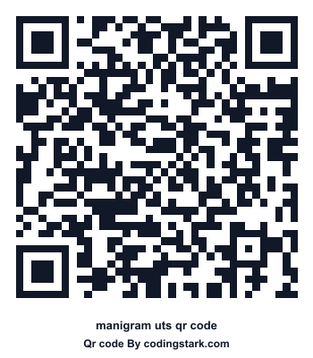 Manigram UTS QR Code