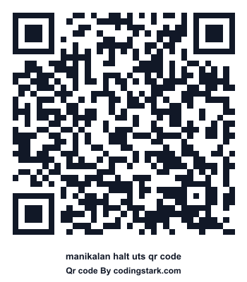 Manikalan Halt UTS QR Code