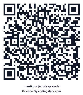 Manikpur Jn. UTS QR Code