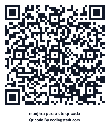 Manjhra Purab UTS QR Code