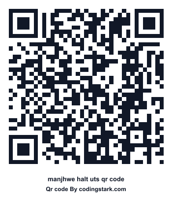 Manjhwe Halt UTS QR Code