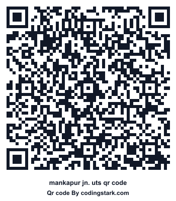 Mankapur Jn. UTS QR Code