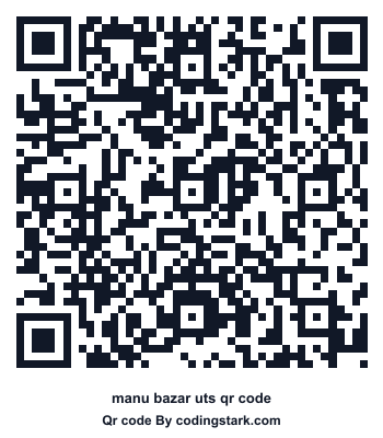 Manu Bazar UTS QR Code