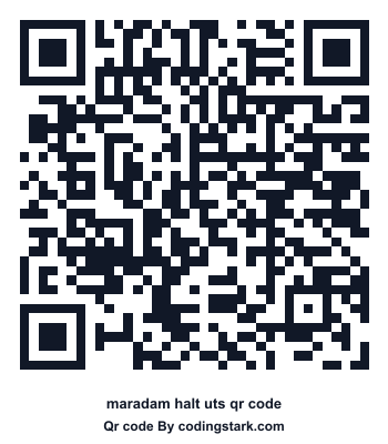 Maradam Halt UTS QR Code