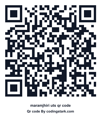 Maramjhiri UTS QR Code
