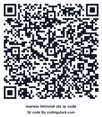 Marwar Bhinmal UTS QR Code