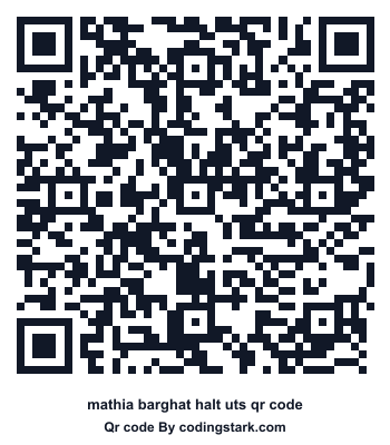 Mathia Barghat Halt UTS QR Code