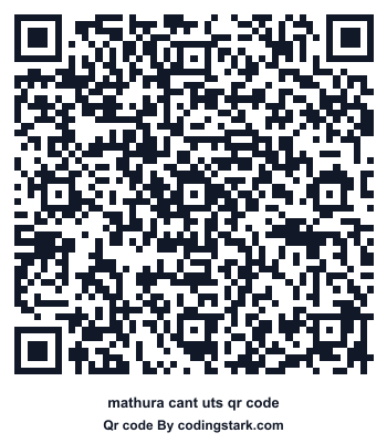 Mathura Cant UTS QR Code
