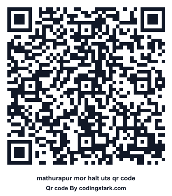 Mathurapur Mor Halt UTS QR Code