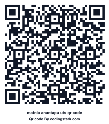 Matnia Anantapu UTS QR Code