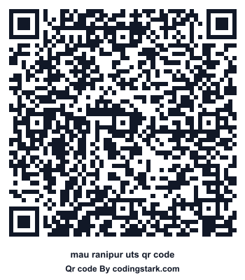 Mau Ranipur UTS QR Code