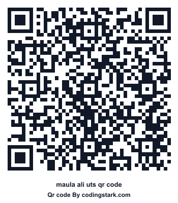 Maula Ali UTS QR Code