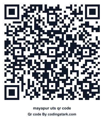 Mayapur UTS QR Code