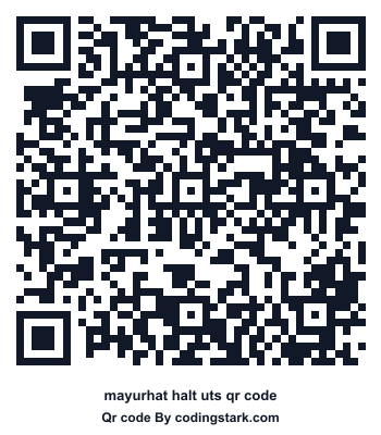 Mayurhat Halt UTS QR Code