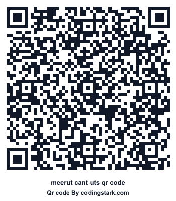 Meerut Cant UTS QR Code
