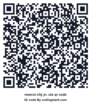 Meerut City Jn. UTS QR Code