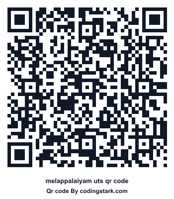 Melappalaiyam UTS QR Code