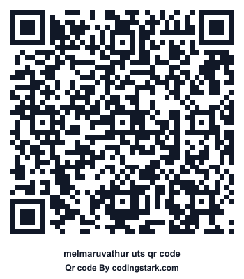 Melmaruvathur UTS QR Code