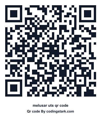 Melusar UTS QR Code